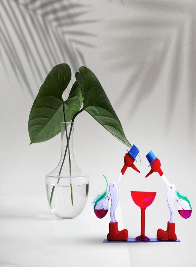 MANGO PIE Drinking Bird Perpetual Motion Science Toy | Classic Dippy Bird Physics Experiment | Educational STEM Desk Toy | Office & Home Decor Gift - Image 2
